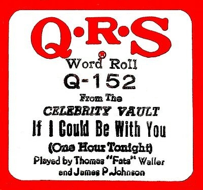 if i could be with you (one hour tonight) piano roll
