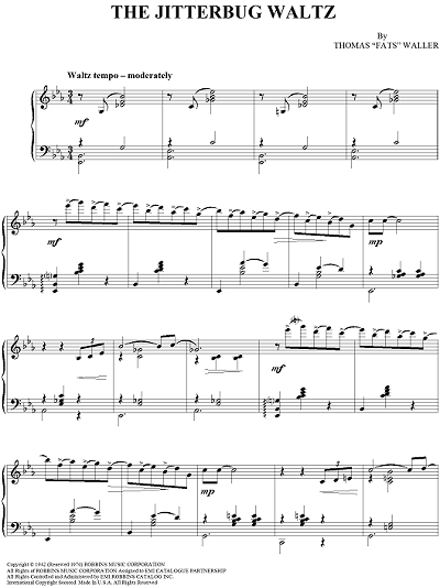 The Jitterbug Waltz (Cover Not Available)